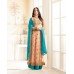 4605 BLUE AND PEACH MAISHA DESIGNER WEDDING WEAR ANARKALI DRESS